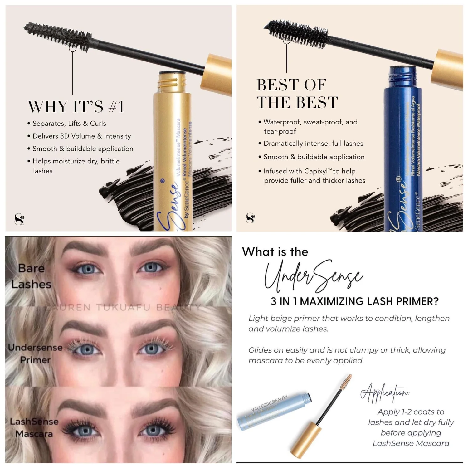 LashSense VolumeIntense Mascara Waterproof — Rochelle Valle